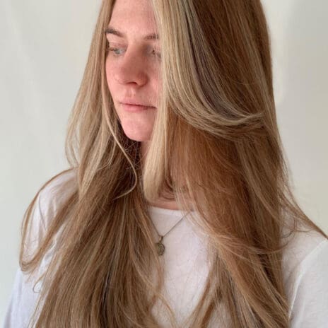 Balayage hair colour done by Kalon Hair Studio Wales