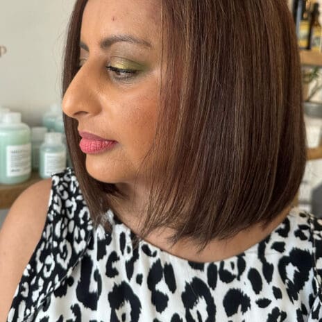 Precision haircut by Kalon hairdresser cardiff